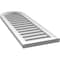 Ekena Millwork Round Top Surface Mount PVC Gable Vent: Functional, w/ 2"W x 1-1/2"P Brickmould Frame, 14"W x 42"H GVPRT14X4202SF - alternate 2